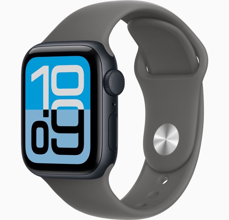 Apple Watch SE 3 GPS 40mm Midnight Aluminium Case with Midnight Sport Band - M/L