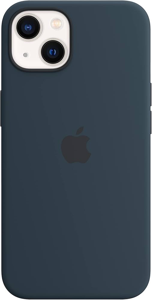 iPhone 13 Silicone Case with MagSafe – Abyss Blue