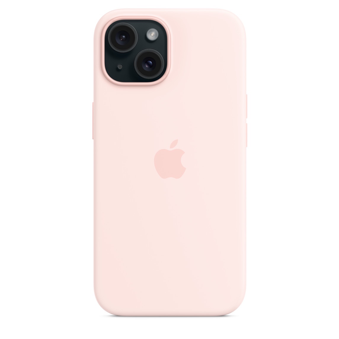 iPhone 15 Silicone Case with MagSafe - Light Pink - Image 6