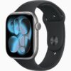 Apple Watch Series 11 GPS 46mm Space Grey Aluminium Case with Black Sport Band - M/L